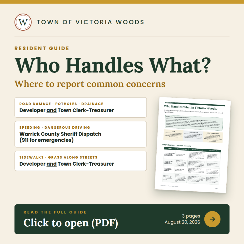 Who Handles What? New Resident Reporting Guide
